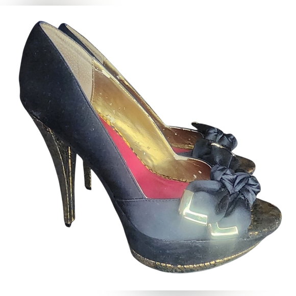 Circus by Sam Edelman Leigh Platform Peep Toe Heels, Womens 10 - Picture 2 of 10